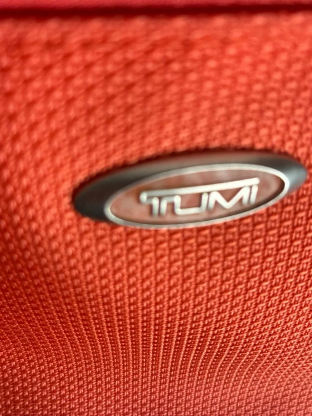 Vintage Tumi T3 Train Make-up/Toiletry Case Coral